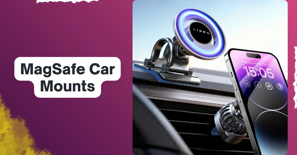 MagSafe Car Mount For iPhone Strong Magnetic Phone Holder